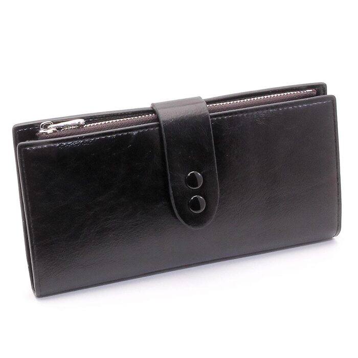 Damplånbok Clutch Aspire w Clasp - Svart