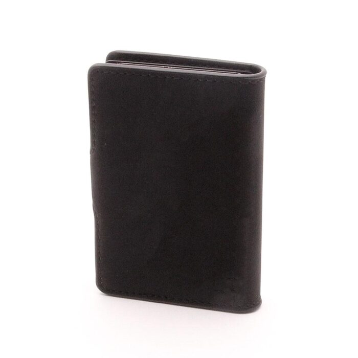 Kortfodral Card Case Fold Out Alu / Leather - Svart